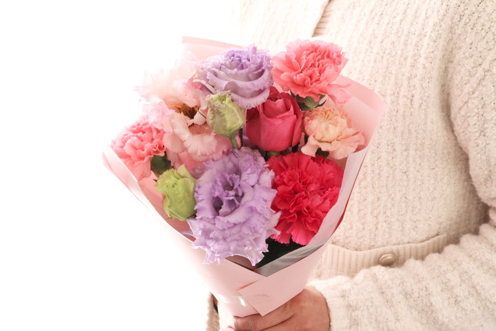紫・ピンクの花束 3,000円